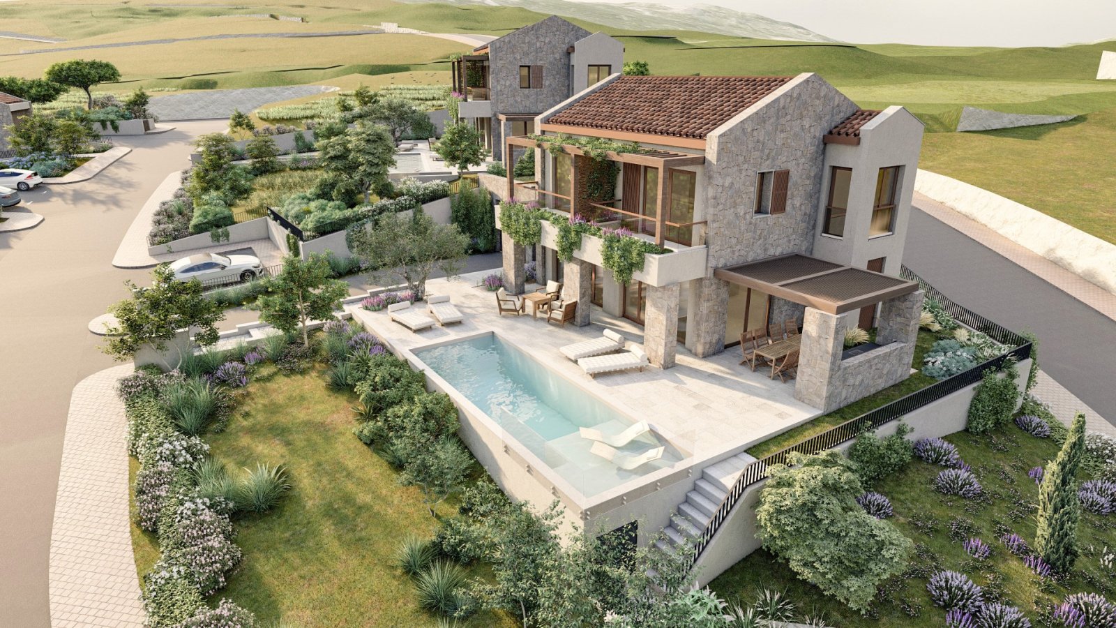 Луксозни резиденции за продажба в залива Луштика - The Peaks Golf Residences & Botanika Villas Черна гора