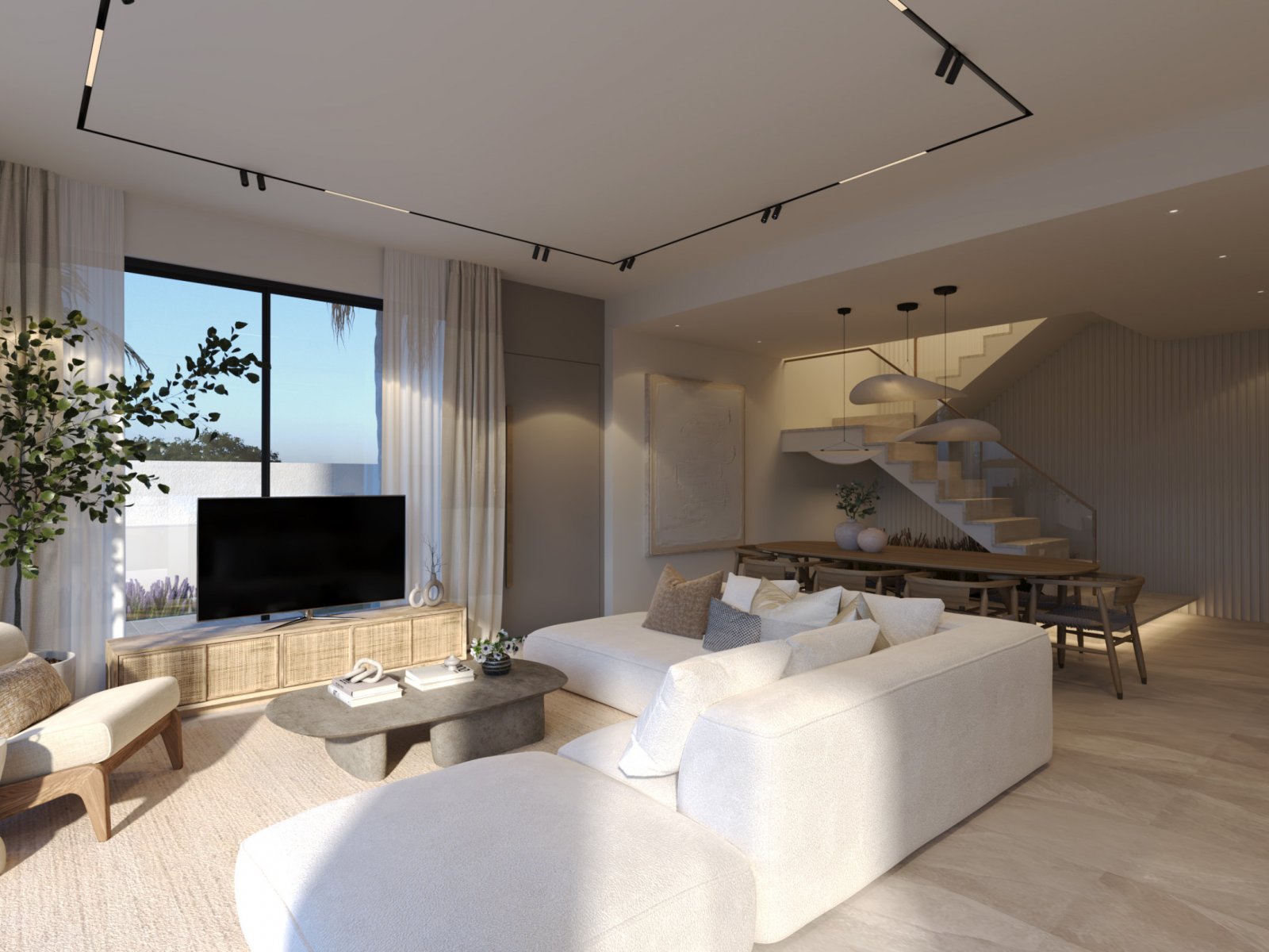 Луксозна вила с плувен басейн на кратка разходка от плажа в Протарас