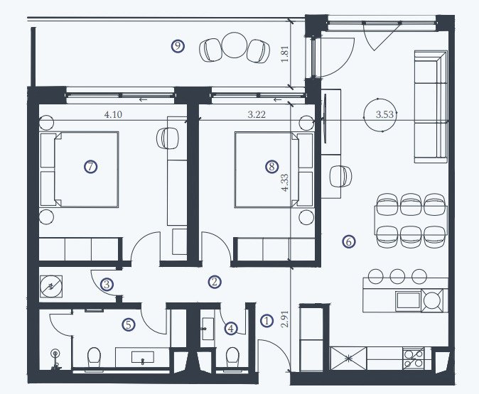 Лукс и доход в едно – апартамент на 200 м от морето в топ курорт в Умаг, Савудрия, Истрия