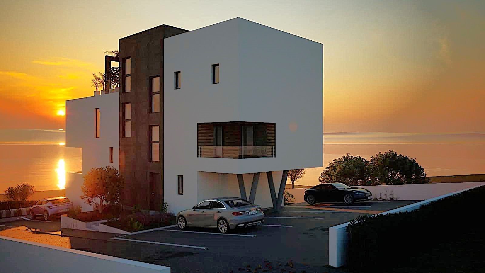 Апартамент на партерен етаж с градина на 50 м от морето в Кожино