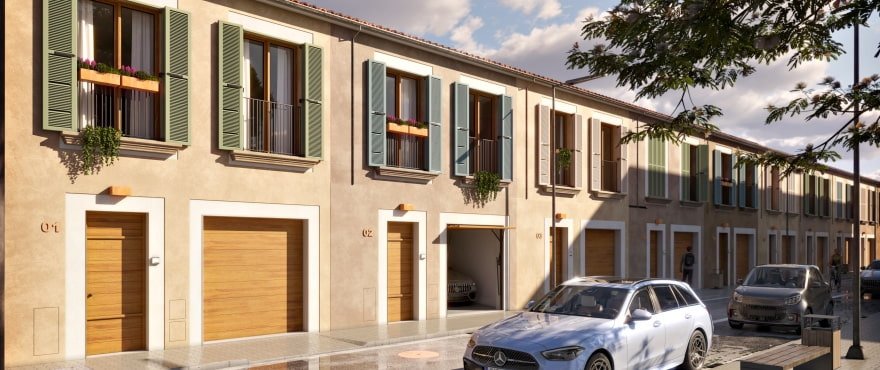 Луксозна градска къща с гараж - модерен начин на живот с традиционен чар в сърцето на Майорка