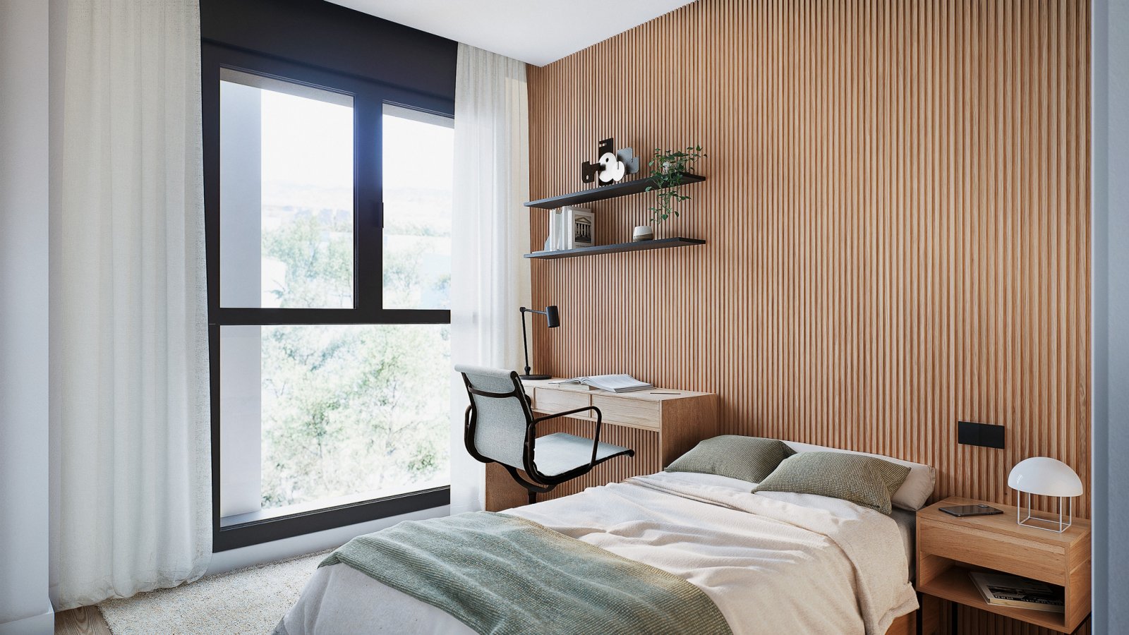 Модерен жилищен комплекс с басейн и градина, близо до летището, Малага