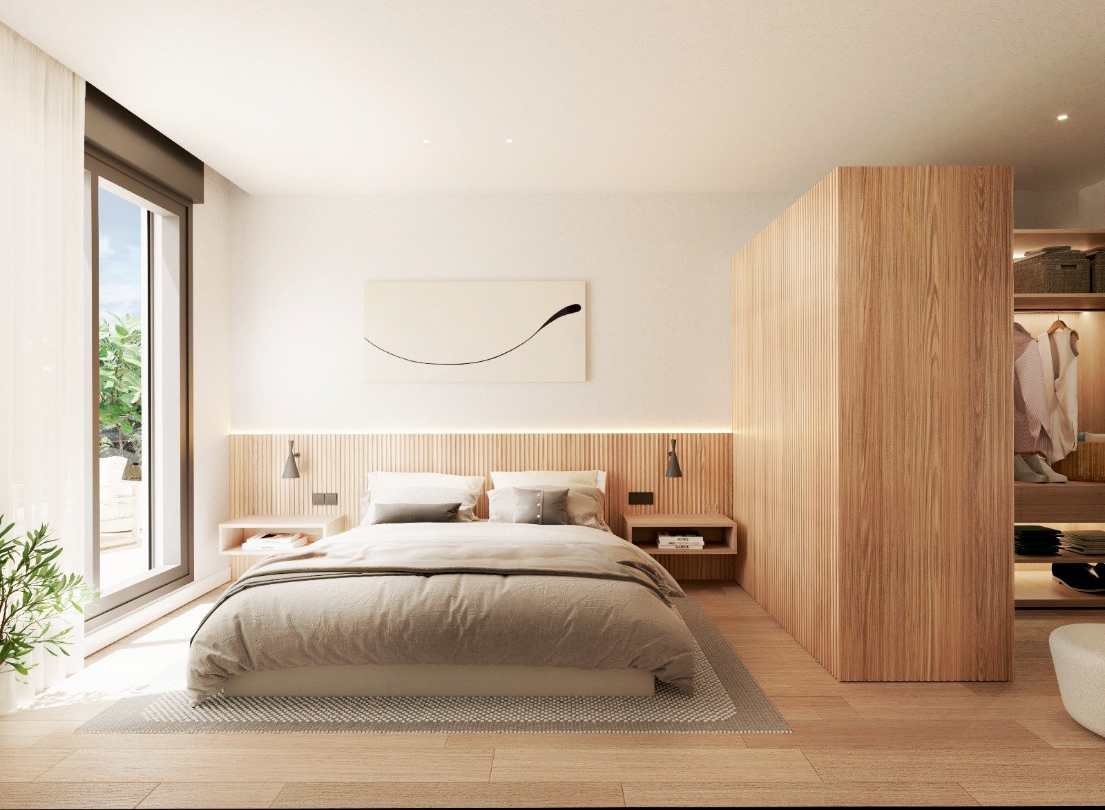 Модерен жилищен комплекс с басейн и градина, близо до летището, Малага