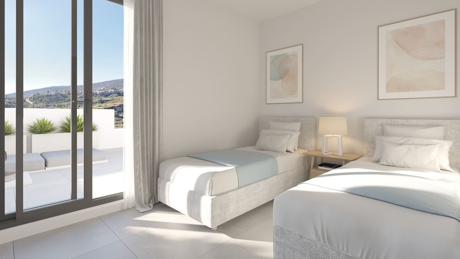 Ексклузивни таунхауси, на 1 км от морето, частен басейн, Ла Чулера