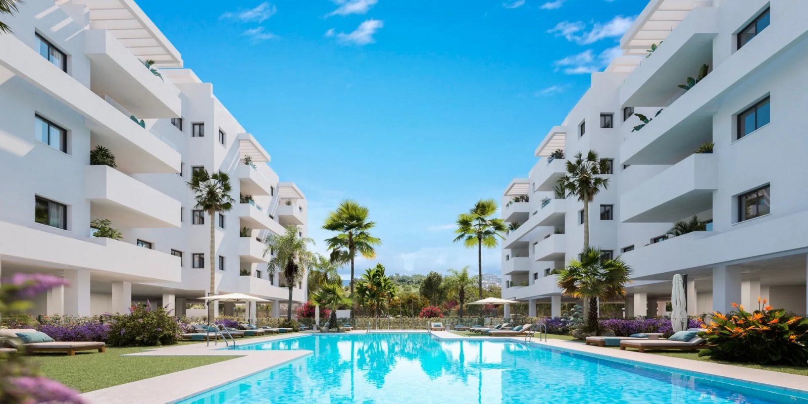 Елегантен апартамент на първа линия море с изглед към плажа Велес-Малага