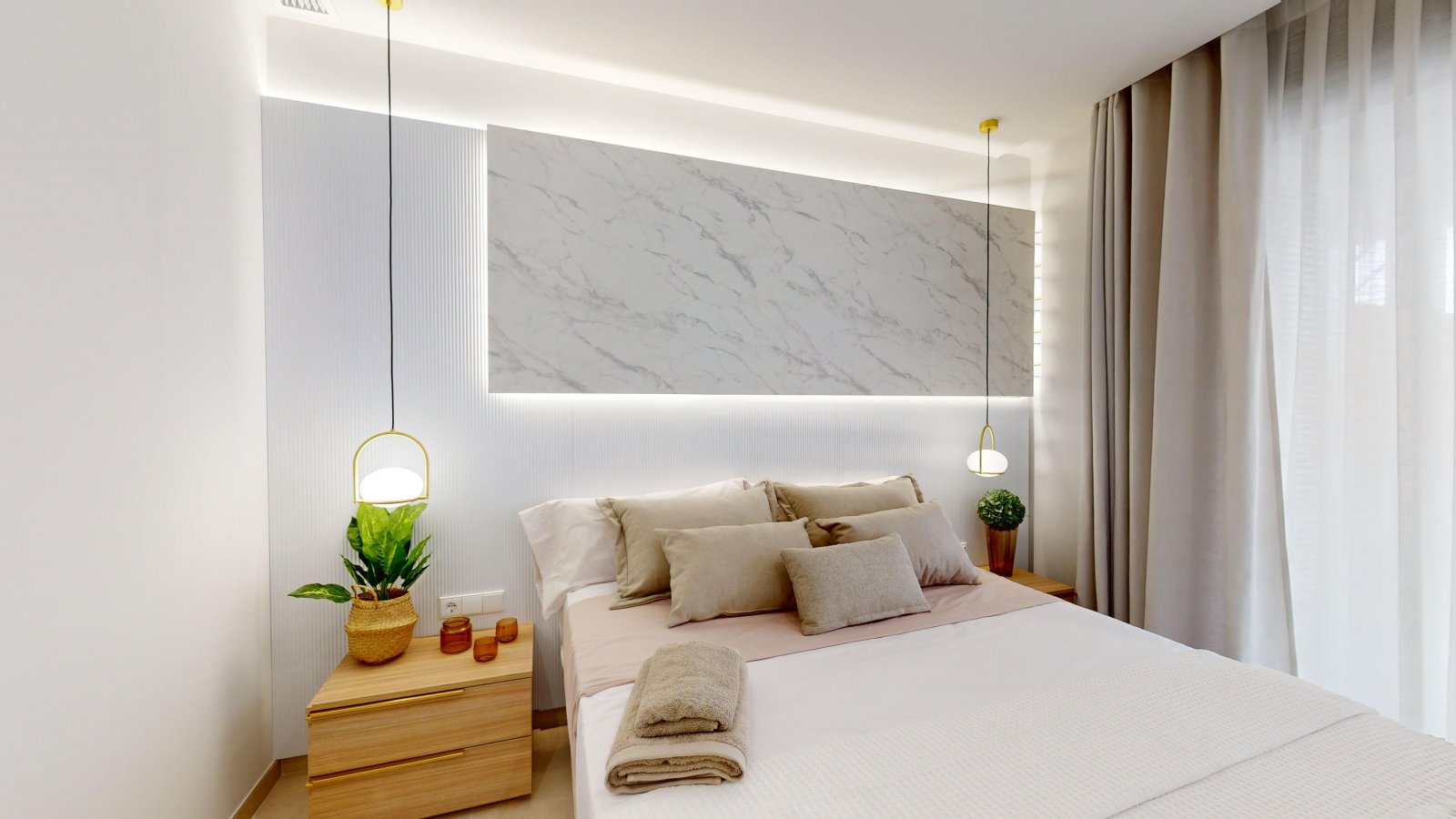 Модерни апартаменти, на 1,5 км от морето, Кабо Ройг