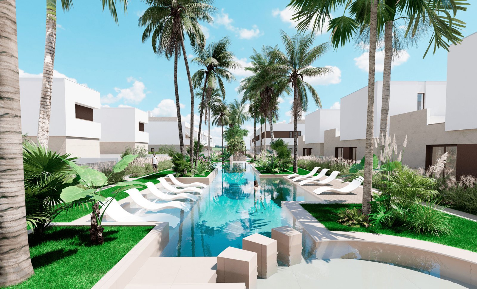 Модерни бунгала, на 1 км от морето, Los Alcázares