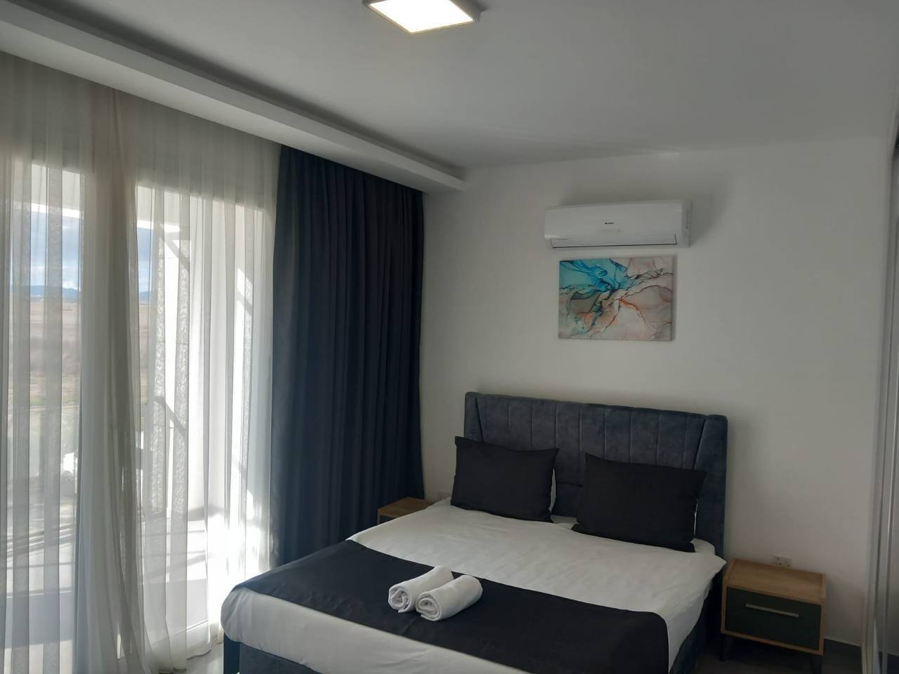 Комфортен апартамент 2+1 в Courtyard — Искеле / Лонг Бийч, Северен Кипър