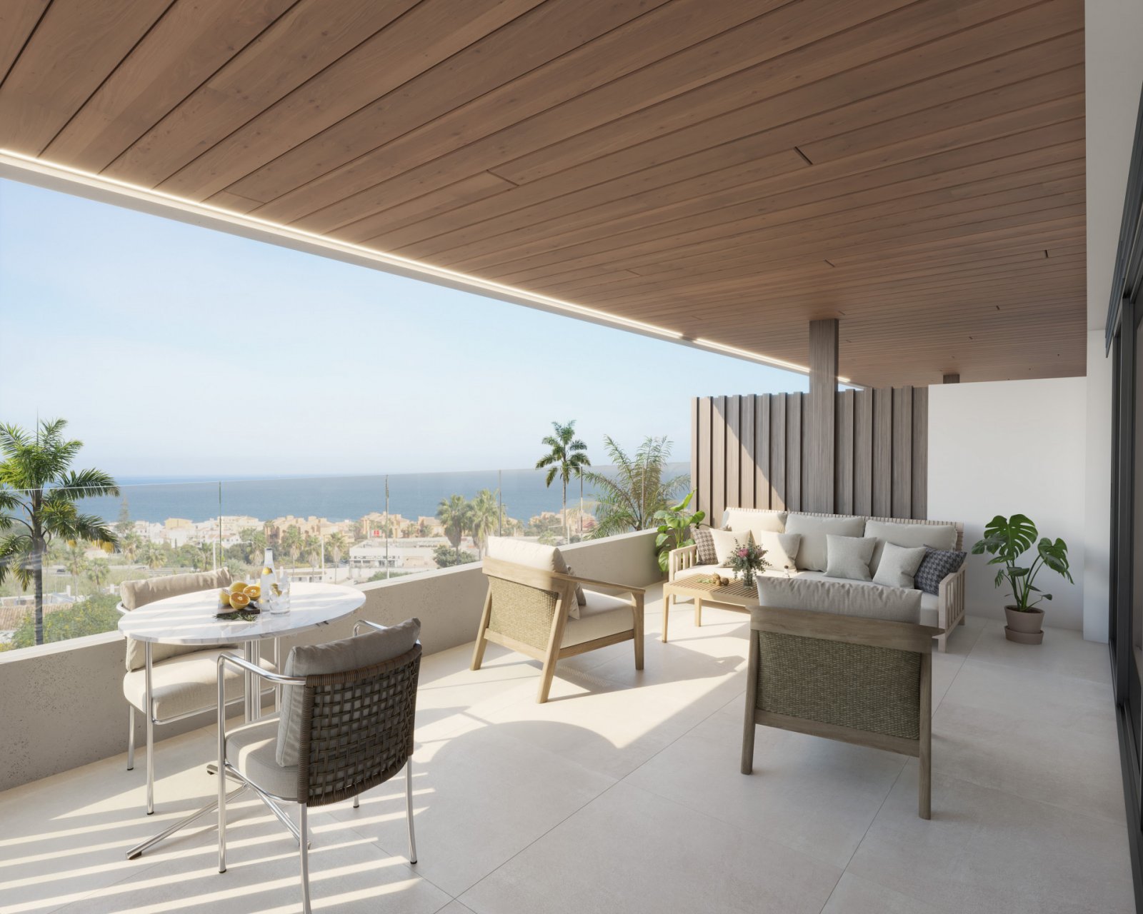 Ексклузивни апартаменти с гледка към морето, на 300 м от брега, Манилва