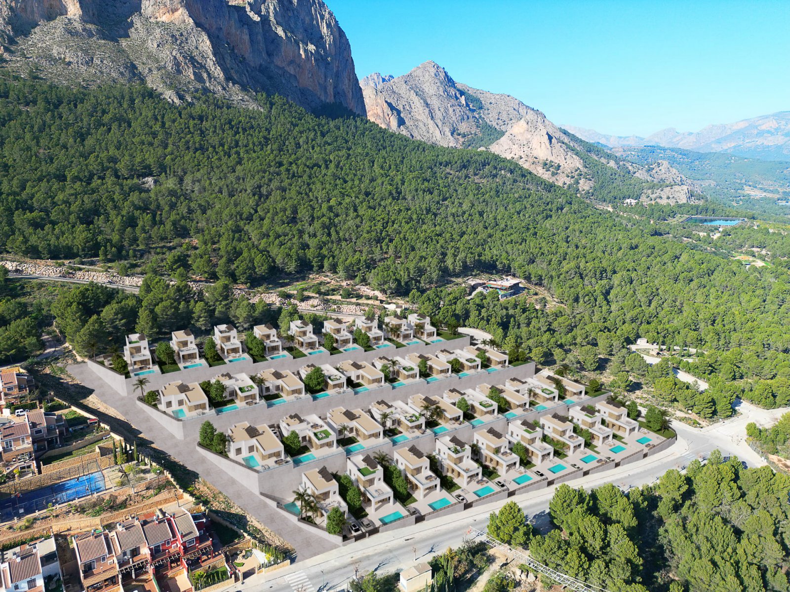 Ексклузивни самостоятелни къщи с басейн и гледка към морето, Полоп