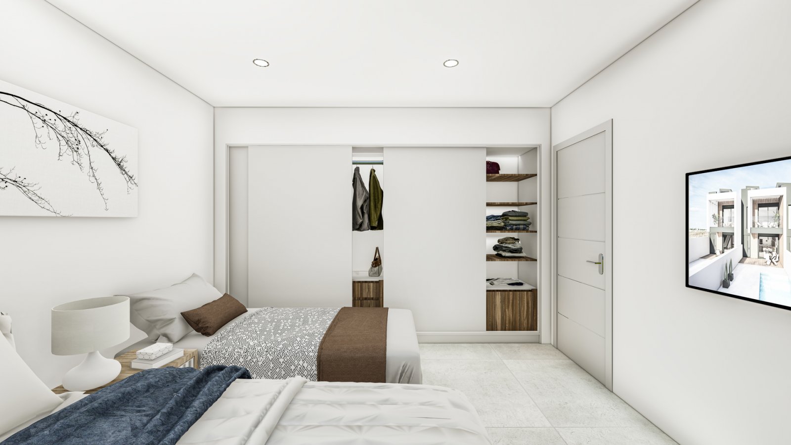 Модерна градска къща с частен басейн и солариум на 1,9 км от морето в Пилар де ла Орадада