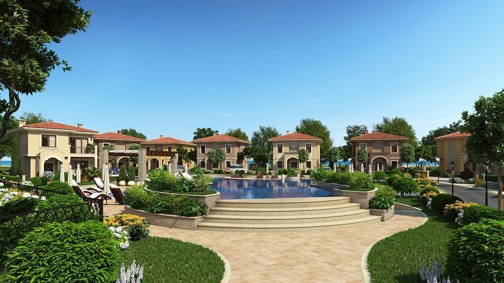 Къща с една семейна във комплекс Виктория Лейк, Северен Поморие, България