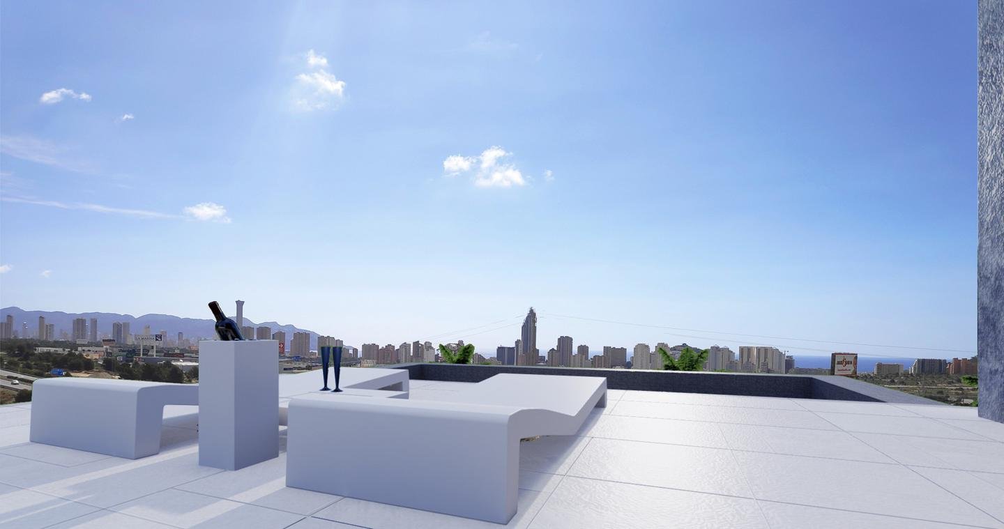 Луксозна вила, гледка към морето и частен басейн, Финестрат