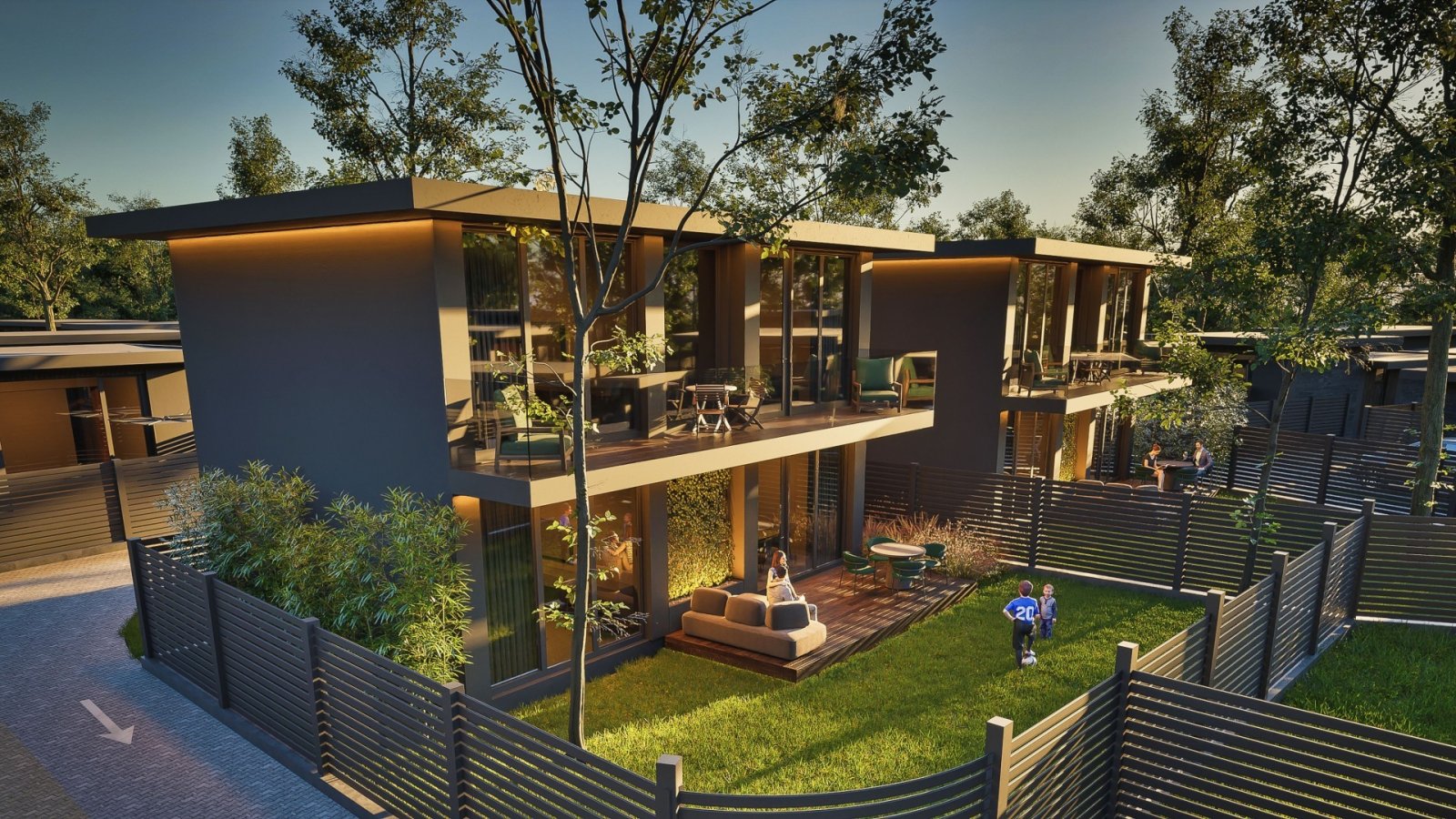 Къща за продажба в жилищния комплекс Forest Residence във Варна.