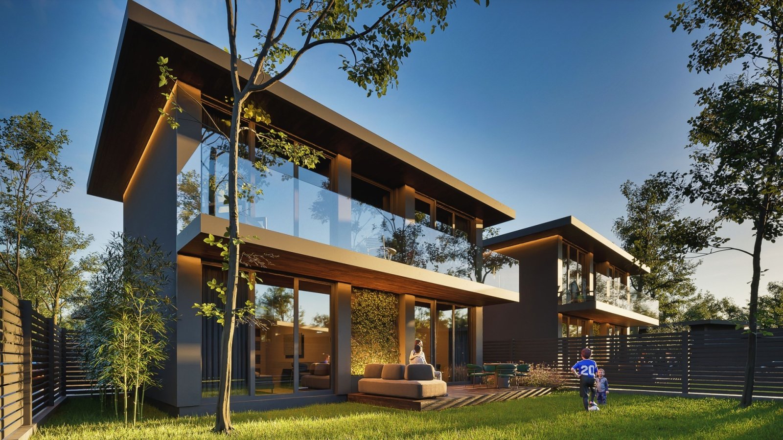 Къща за продажба в жилищния комплекс Forest Residence във Варна.