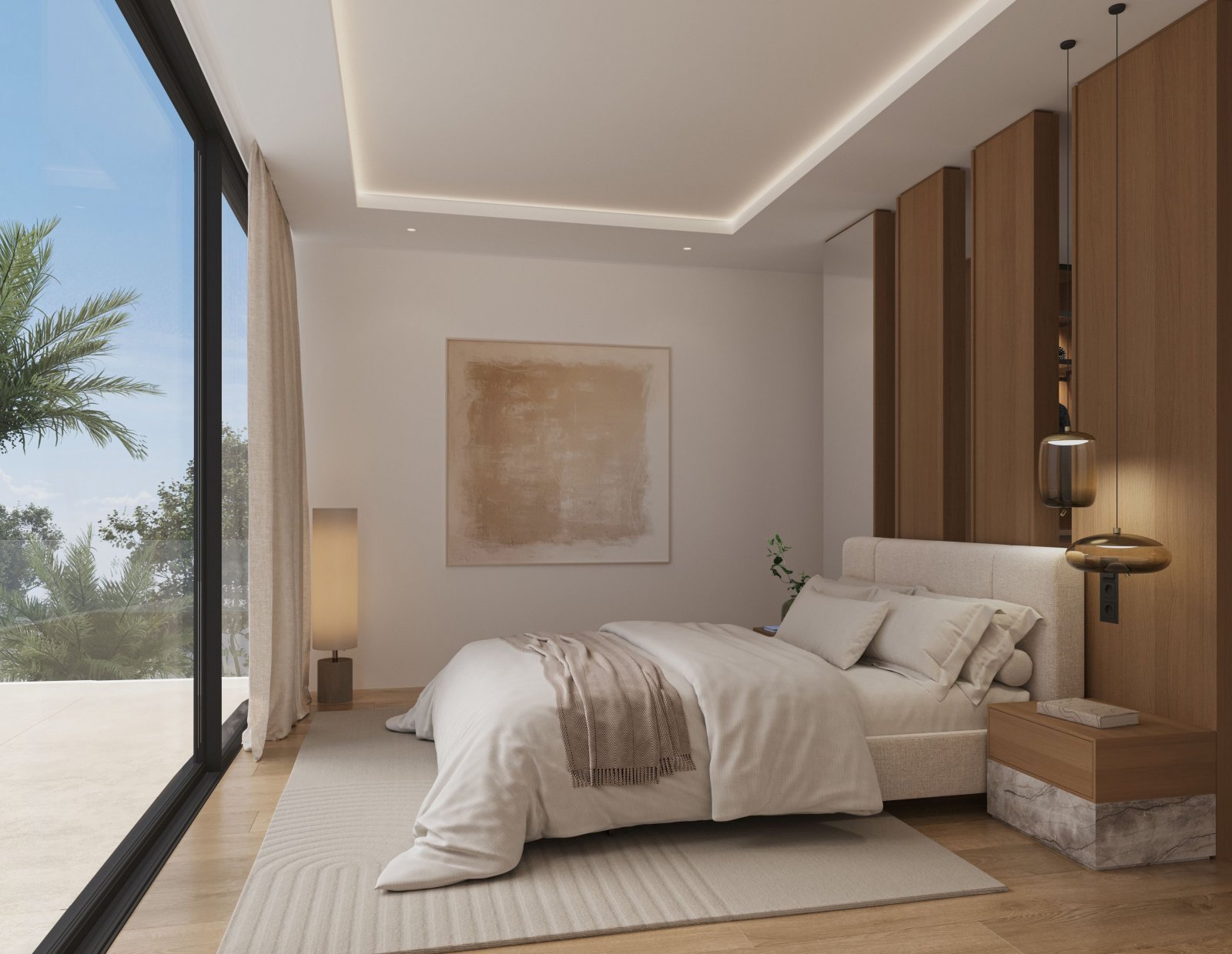 Луксозна вила, частен басейн, близо до морето и голфа, Естепона