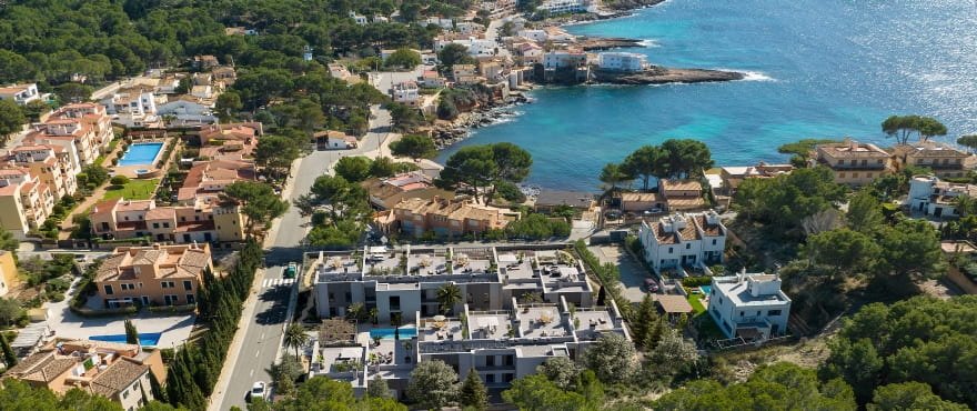 Стилен апартамент с тераса и солариум на 100 м от плажа Сан Телмо на Майорка