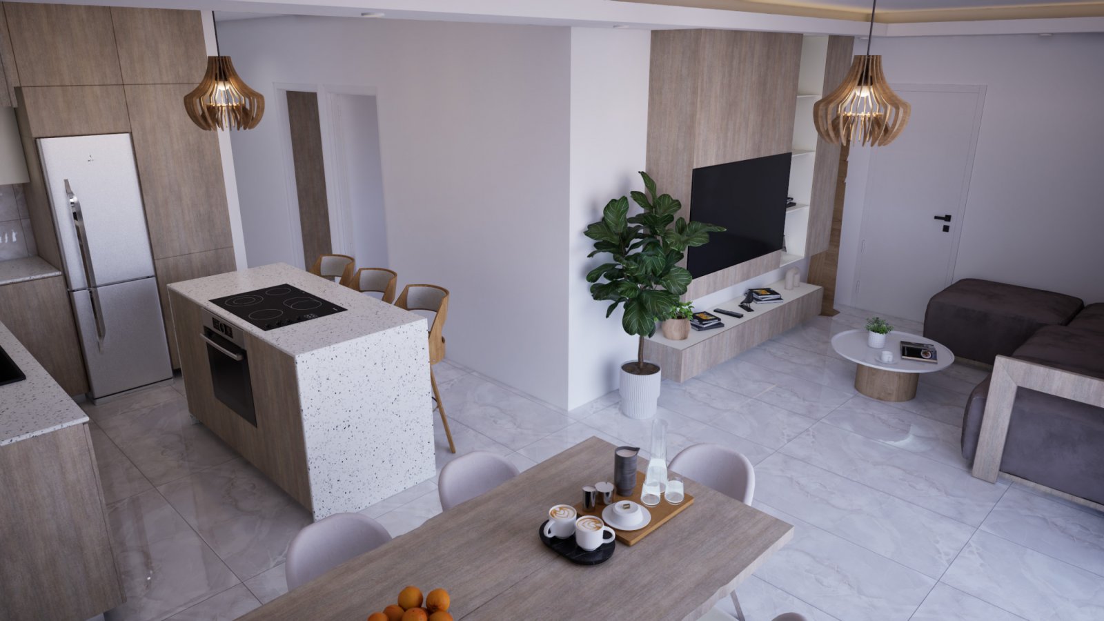 Двустаен на Кипър с гледка към морето на топ цена