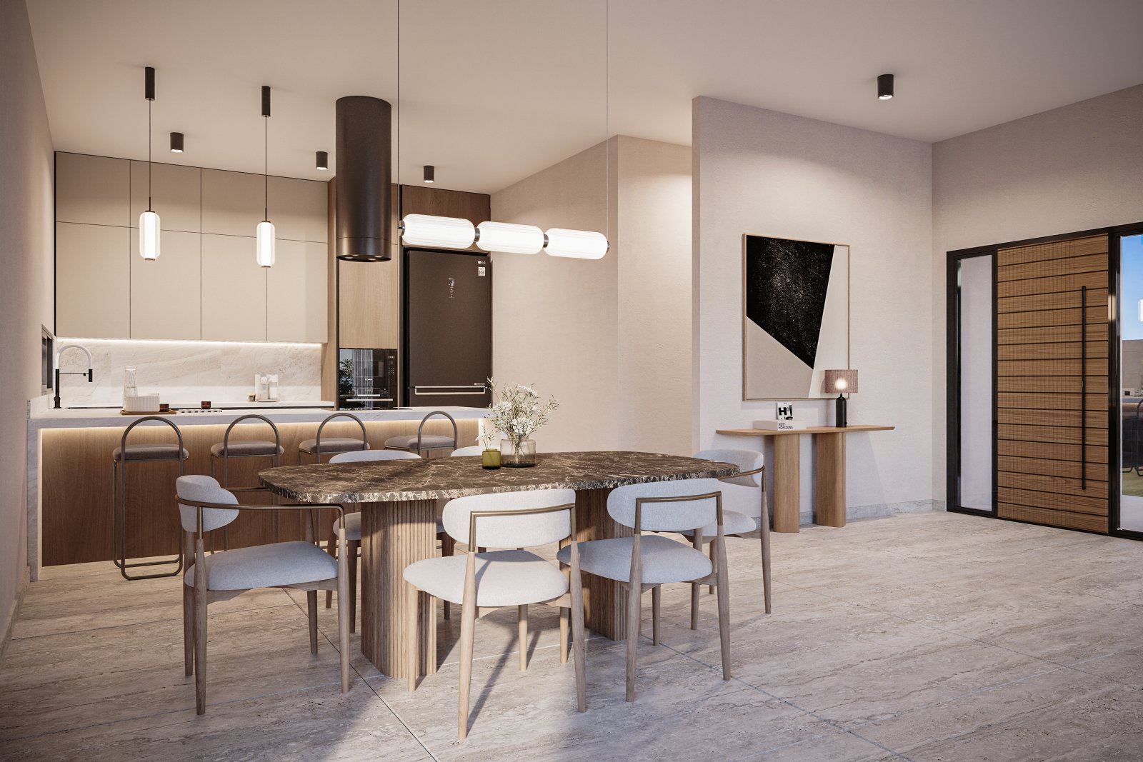 Montes Residences 2-етажна | Луксозни вили с гледка към морето в Тала, Пафос