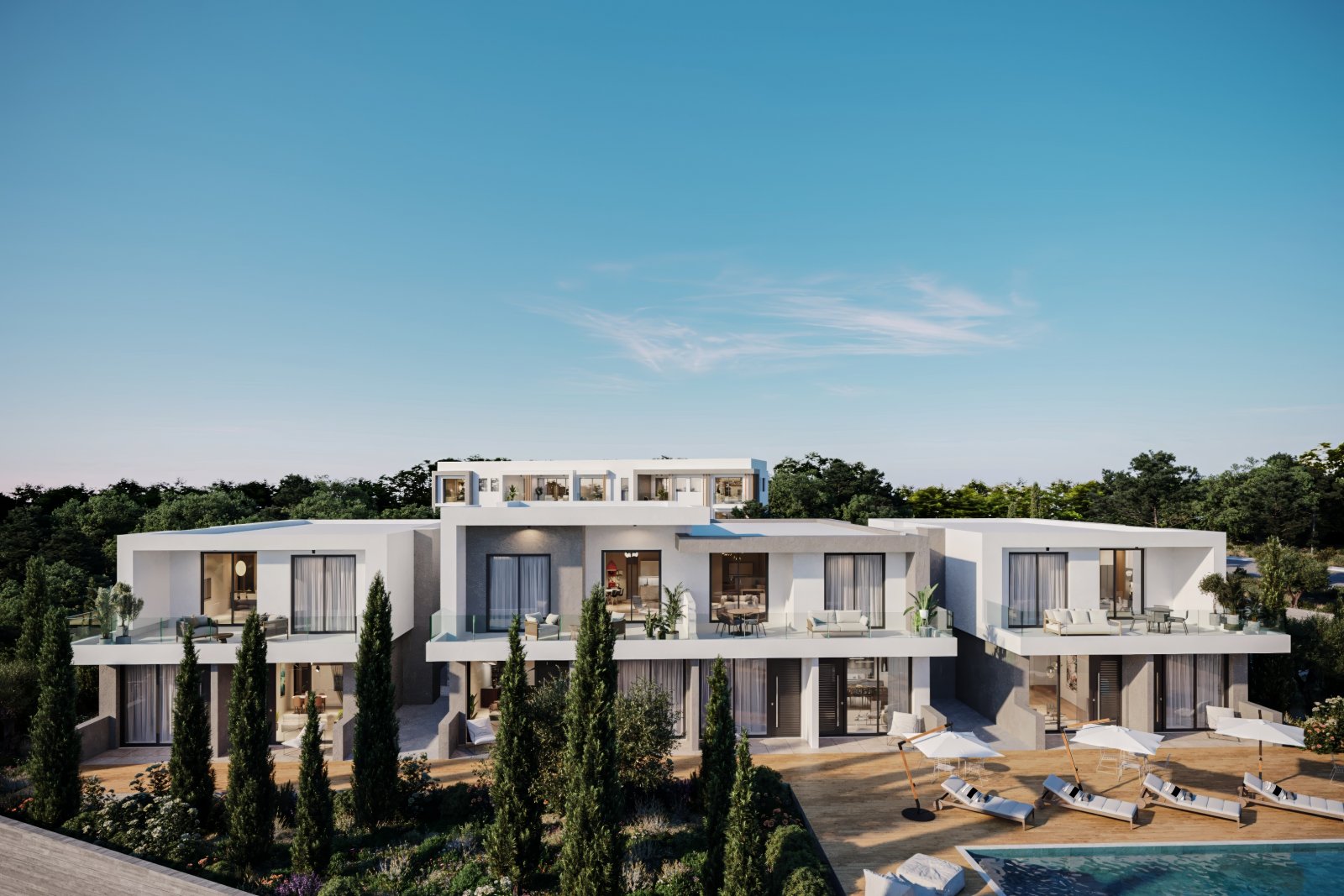 Cirvis Residences | Апартаменти с 2 спални близо до Гробниците на царете, Пафос