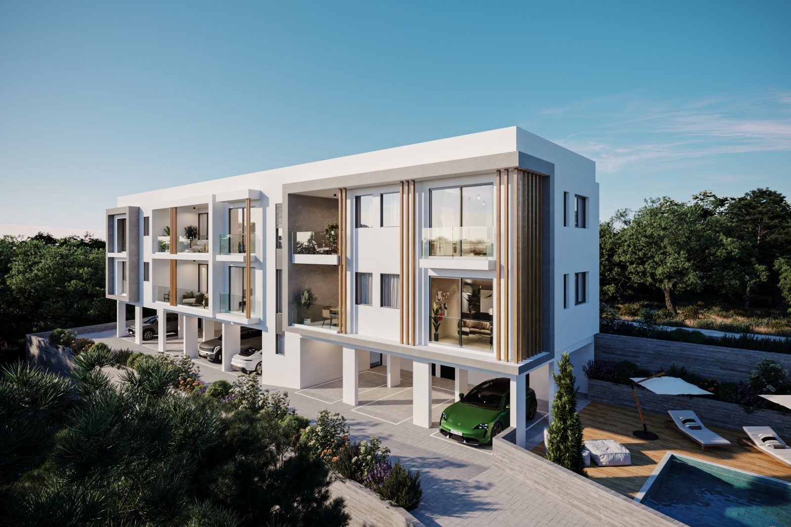 Cirvis Residences | Апартаменти с 2 спални близо до Гробниците на царете, Пафос