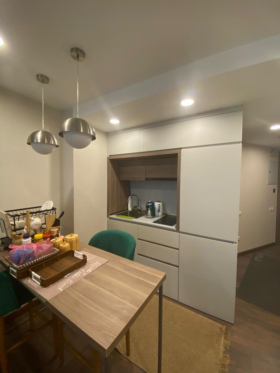 Модерно студио с гледка към морето в Sunset Residence – първокласна имотна на плажа в Батуми, Грузия