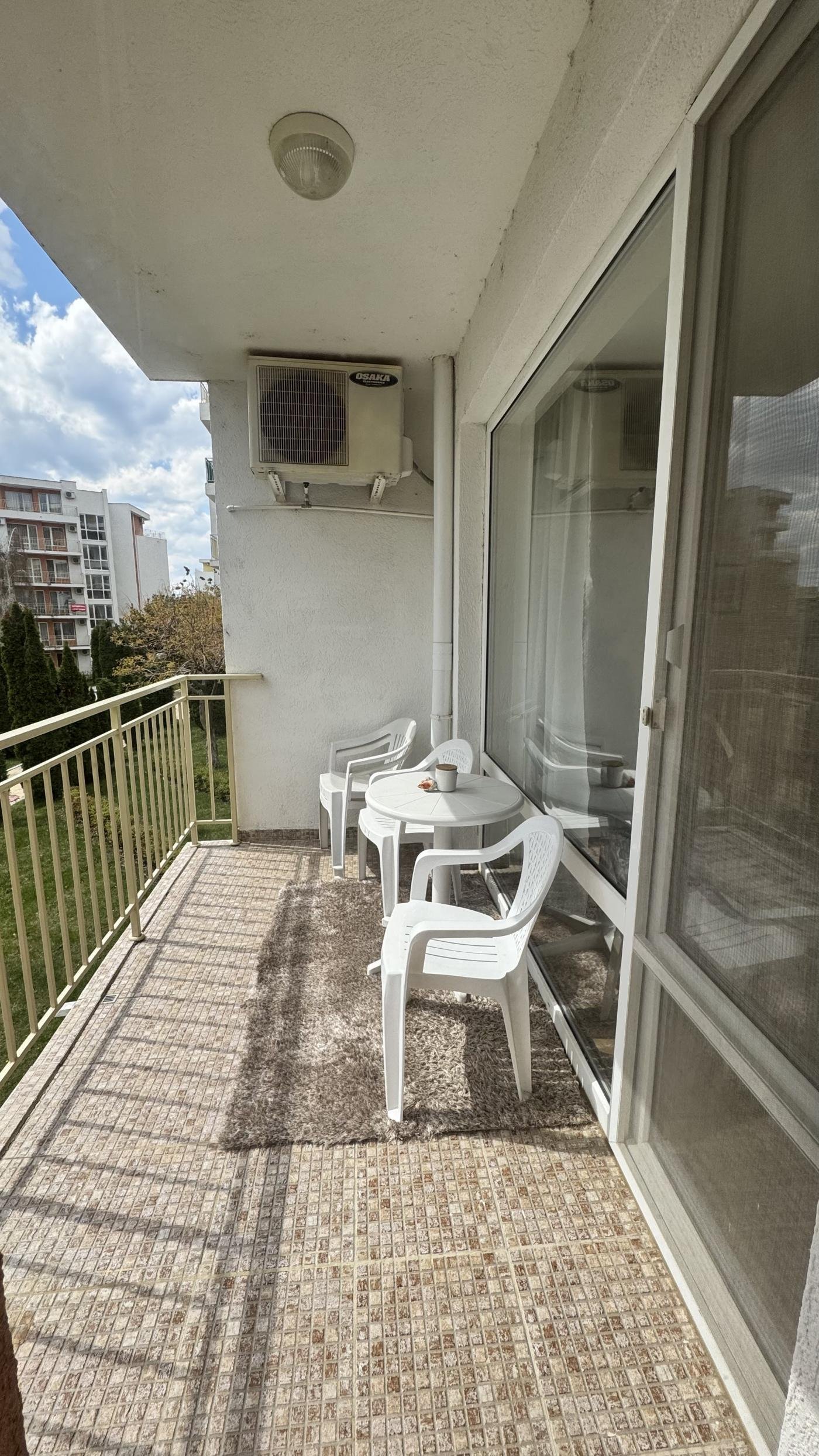 Обзаведен 3-стаен апартамент с 72 кв.м в Crown Fort Club, Свети Влас.