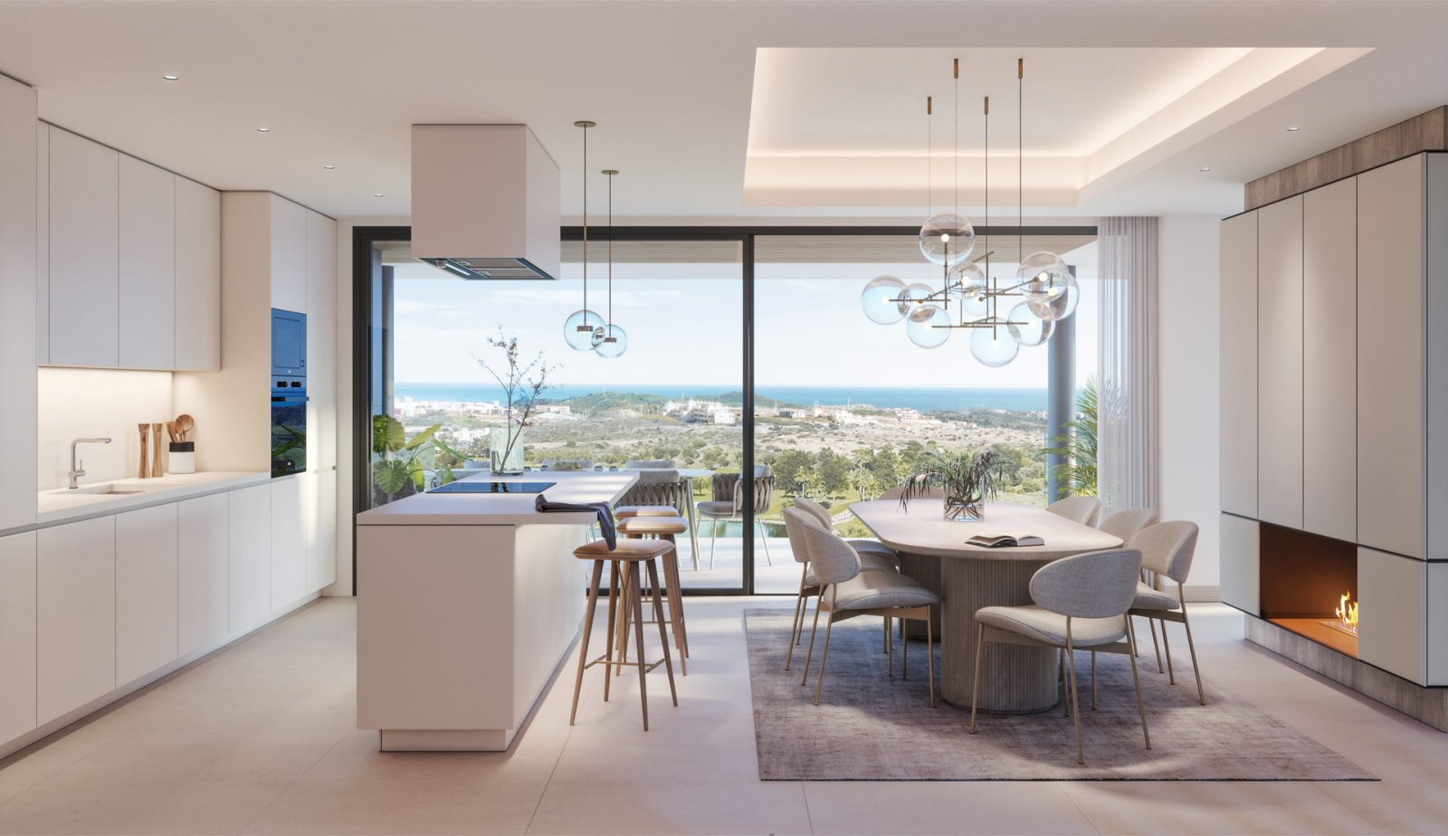 Луксозна вила с изглед към морето, до голф, Las Lagunas de Mijas