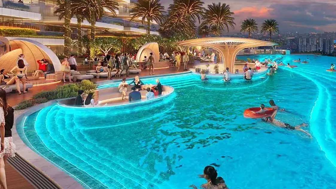 Луксозен мезонет в проекта DAMAC SafaGate – Sheikh Zayed Road, Дубай