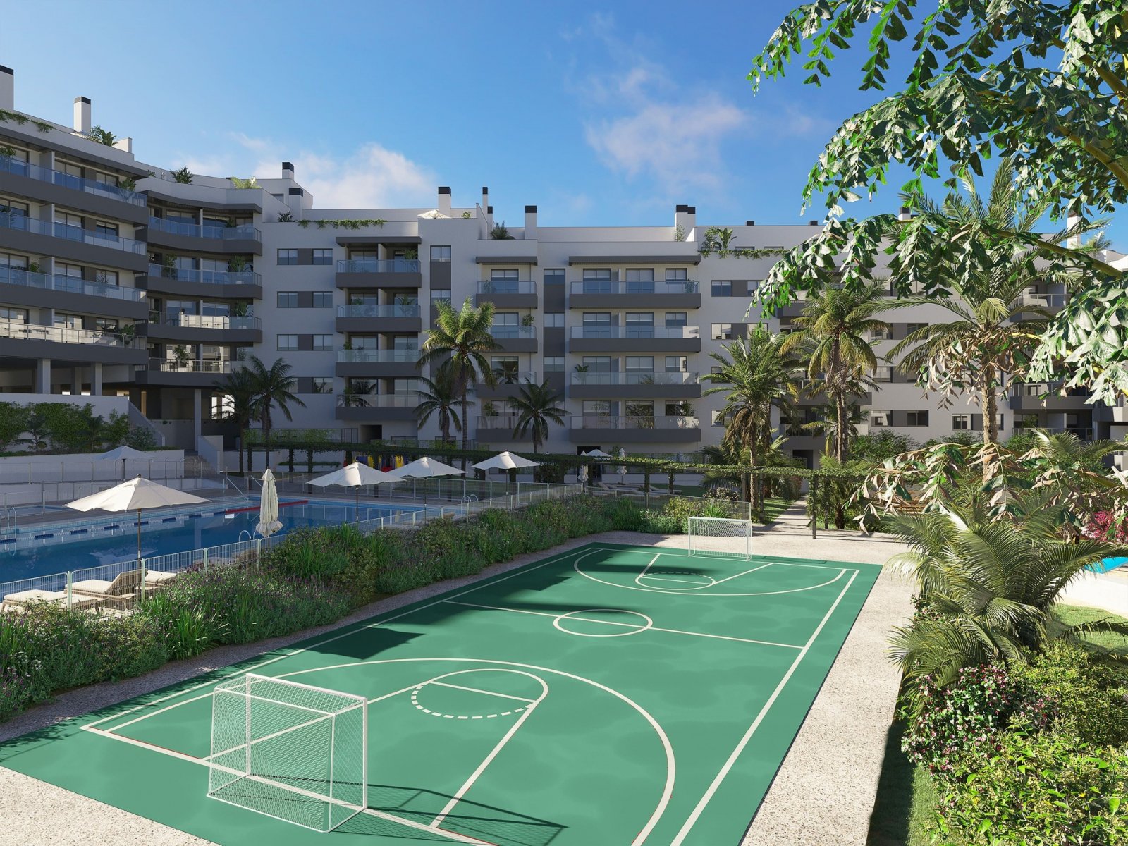 Модерни апартаменти край морето, Las Lagunas de Mijas