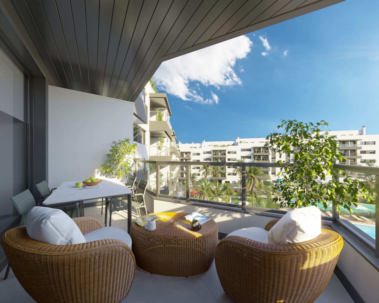 Модерни апартаменти край морето, Las Lagunas de Mijas