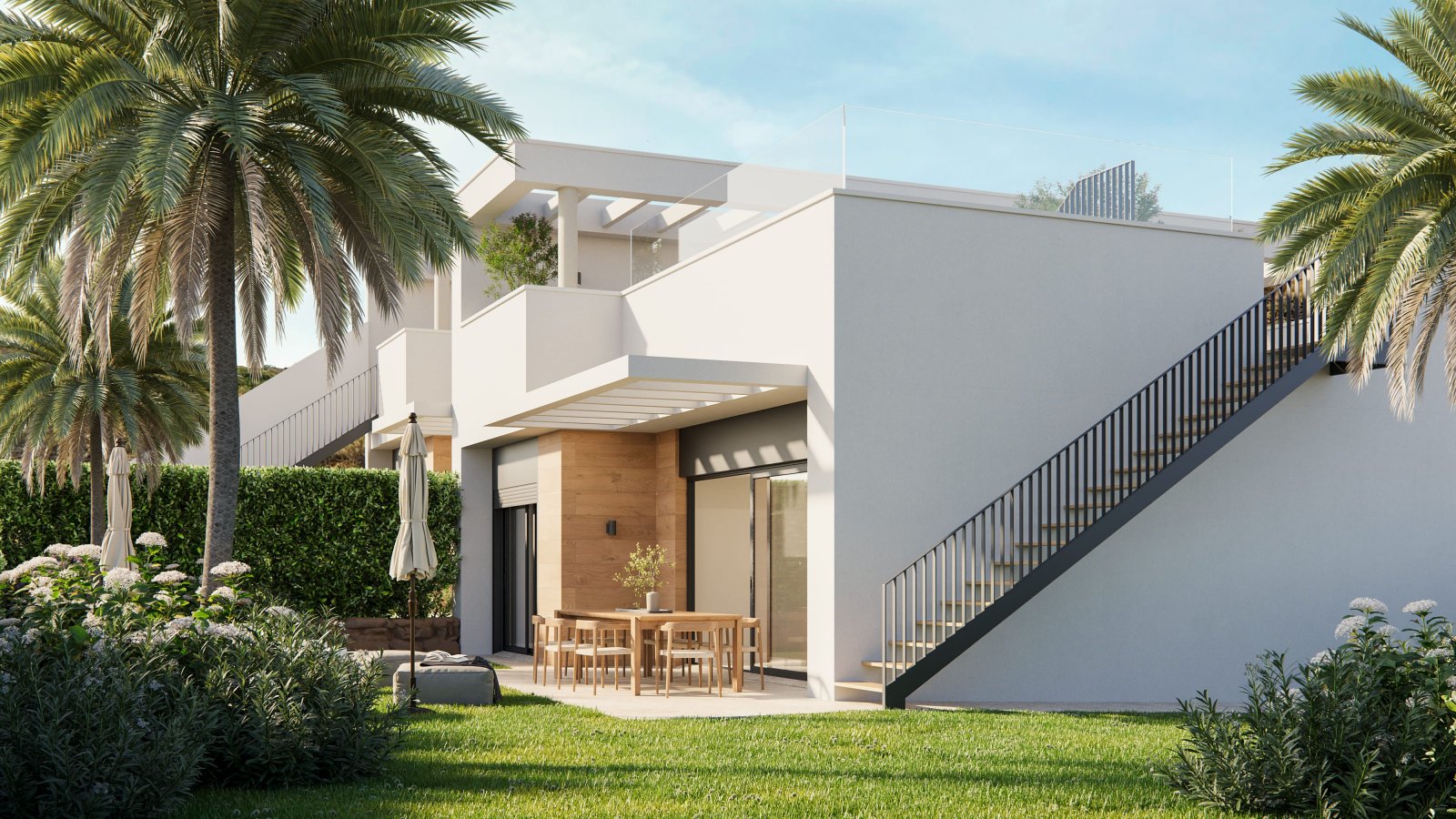 Луксозна градска къща до голф игрището, близо до морето, Лас Лагунас де Михас