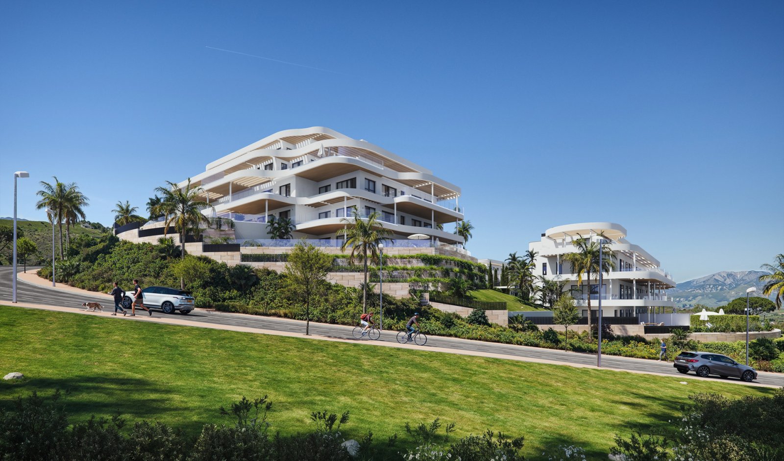 Елегантни апартаменти до голф игрището и морето, Las Lagunas de Mijas