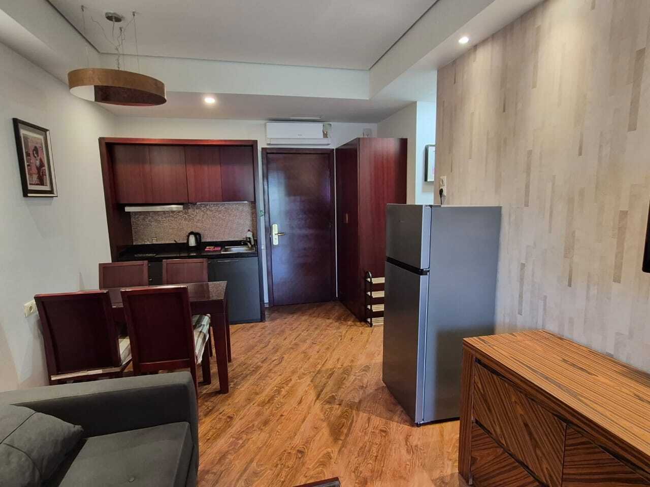 Пълностенно обзаведен двустаен апартамент в Dreamland Oasis Resort близо до Батуми, Грузия – с частна градина и достъп до частен плаж
