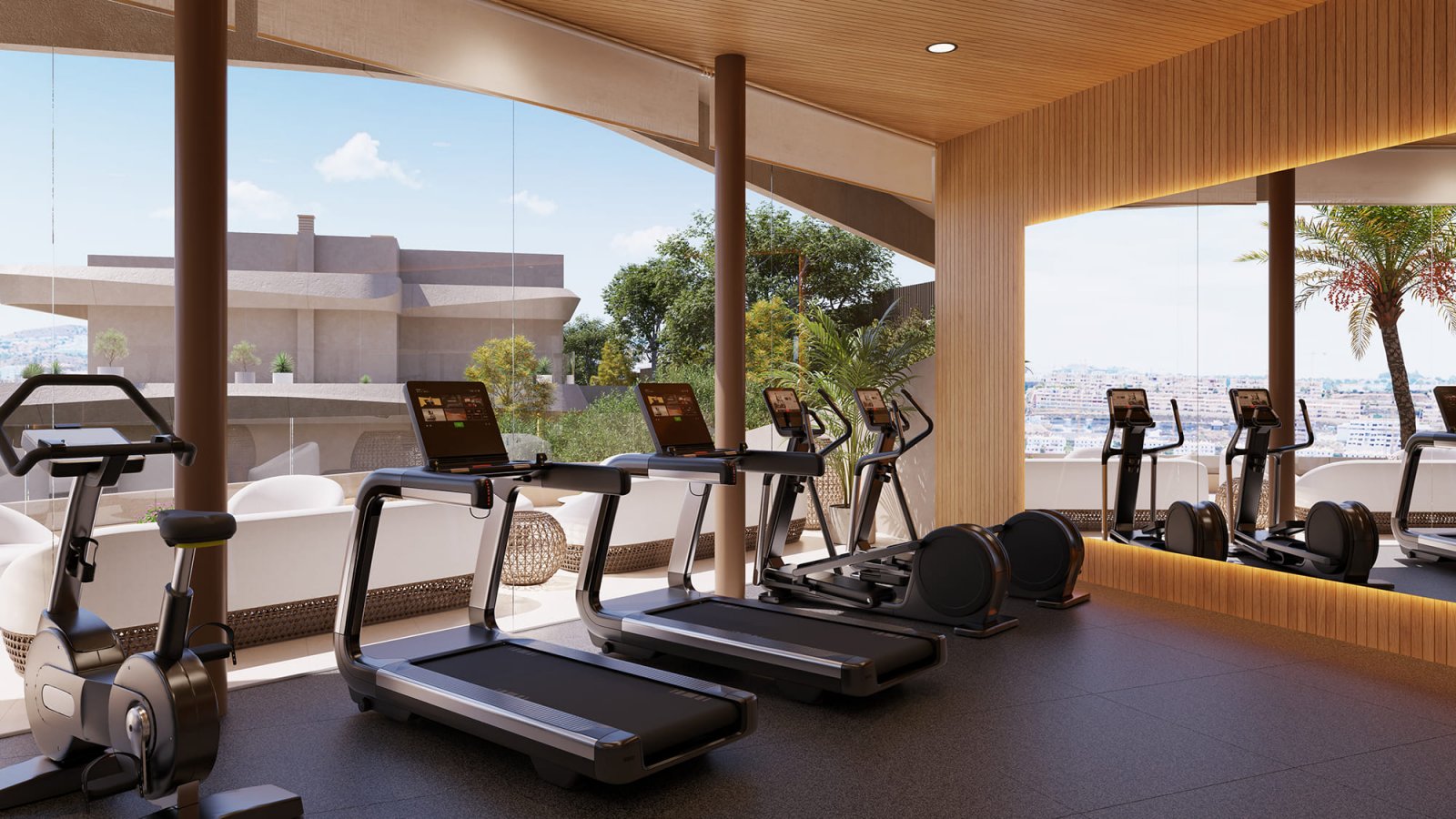Модерни апартаменти край морето, Las Lagunas de Mijas