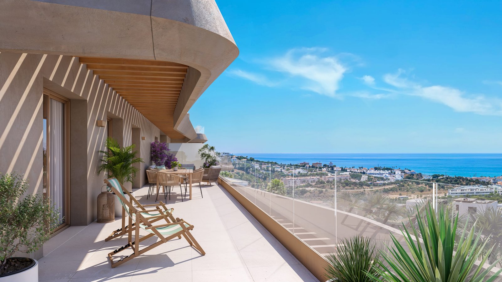 Модерни апартаменти край морето, Las Lagunas de Mijas