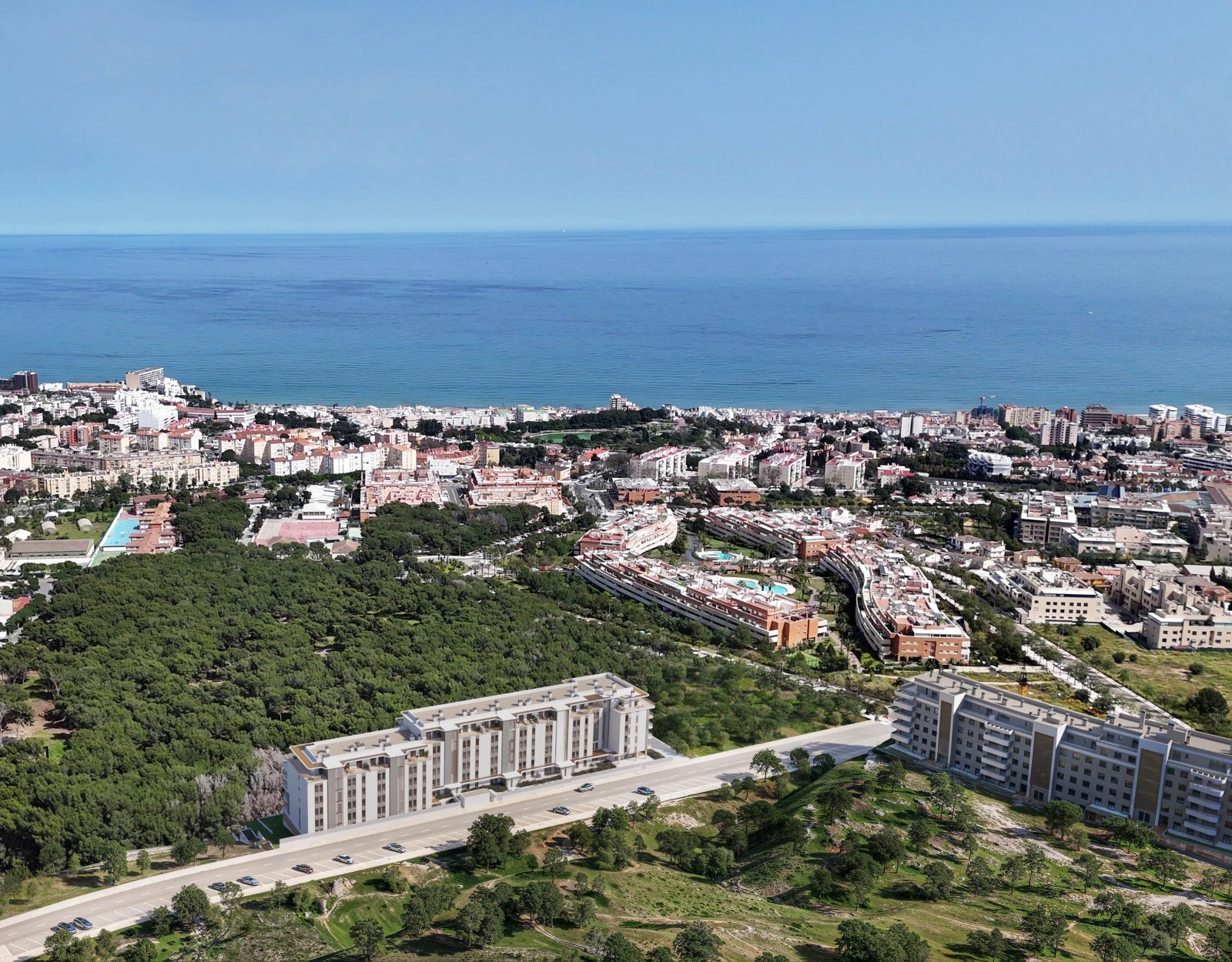 Луксозен апартамент с гледка към морето, Торемолинос
