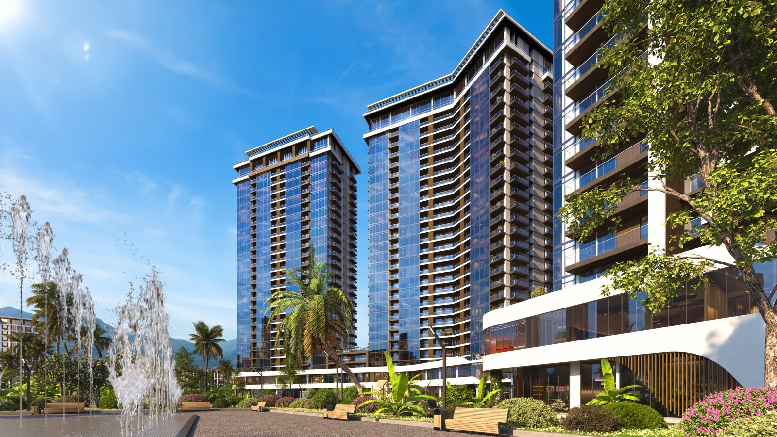 Batumi: 1-стаен апартамент на високо ниво в Artex Parkline – New Boulevard, Батуми, Грузия Batumi: 1-стаен апартамент на високо ниво в Artex Parkline – New Boulevard, Батуми, Грузия