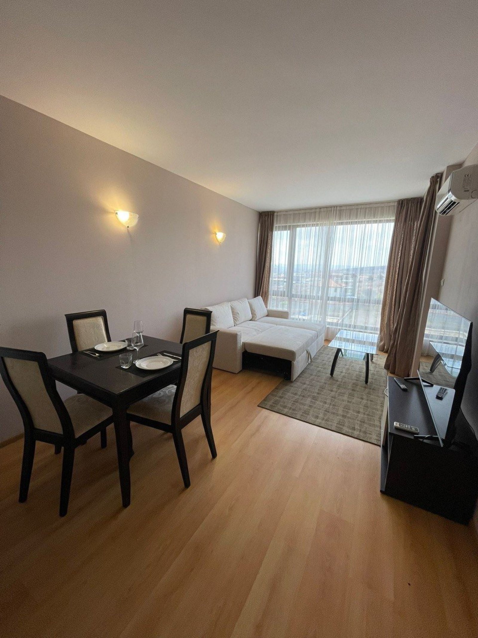 2 Zimmer Wohnung im Macon Komplex mit Meer und Poolblick in Sveti Vlas Bulgarien