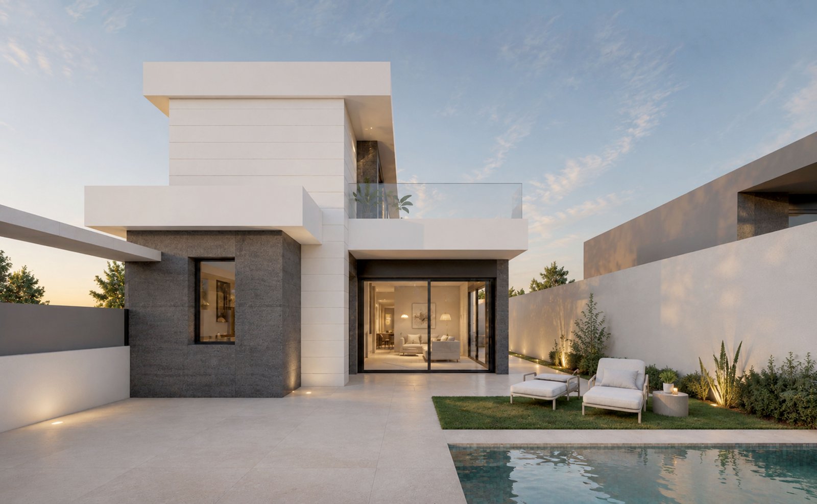 Ексклузивни самостоятелни къщи с басейн на 3 км от морето, Пилар де ла Орадада