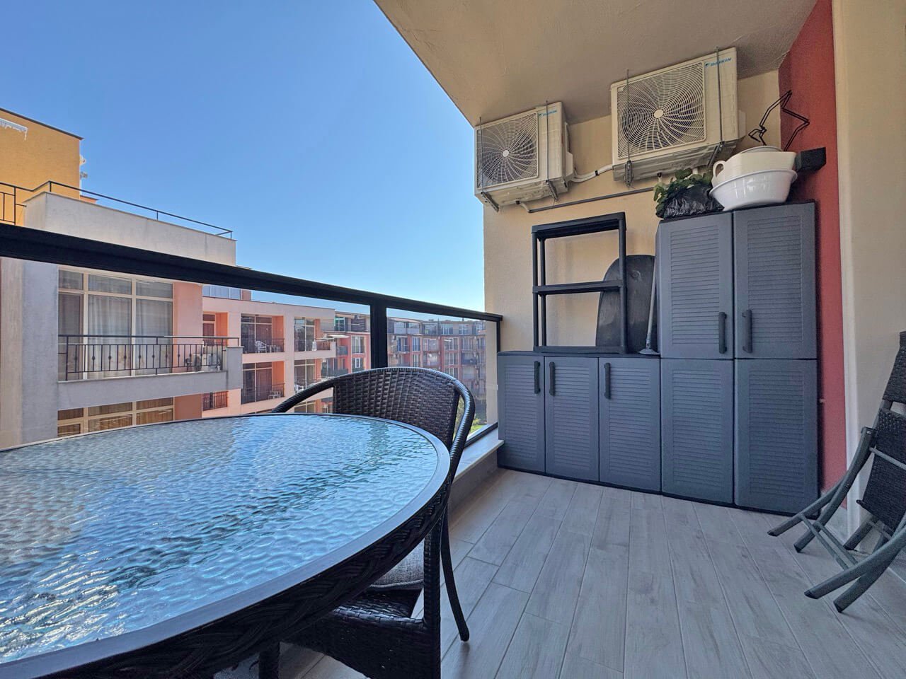 Двустаен апартамент в жилищния комплекс Sunny View Central 7, Слънчев бряг, България