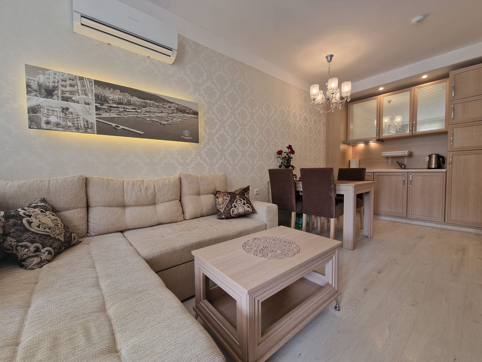 Двустаен апартамент в престижната жилищна сграда Harmony Suites 15 на Слънчев бряг, България