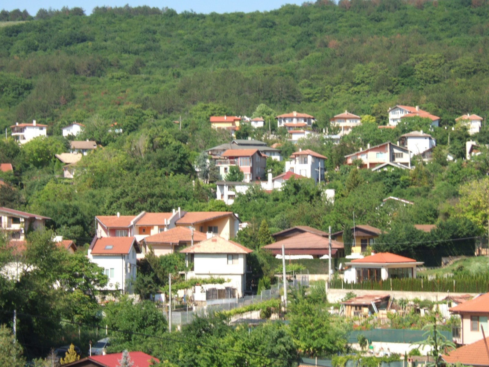 Villa mit Blick auf die Stadt Varna. Balchik BULGARIEN