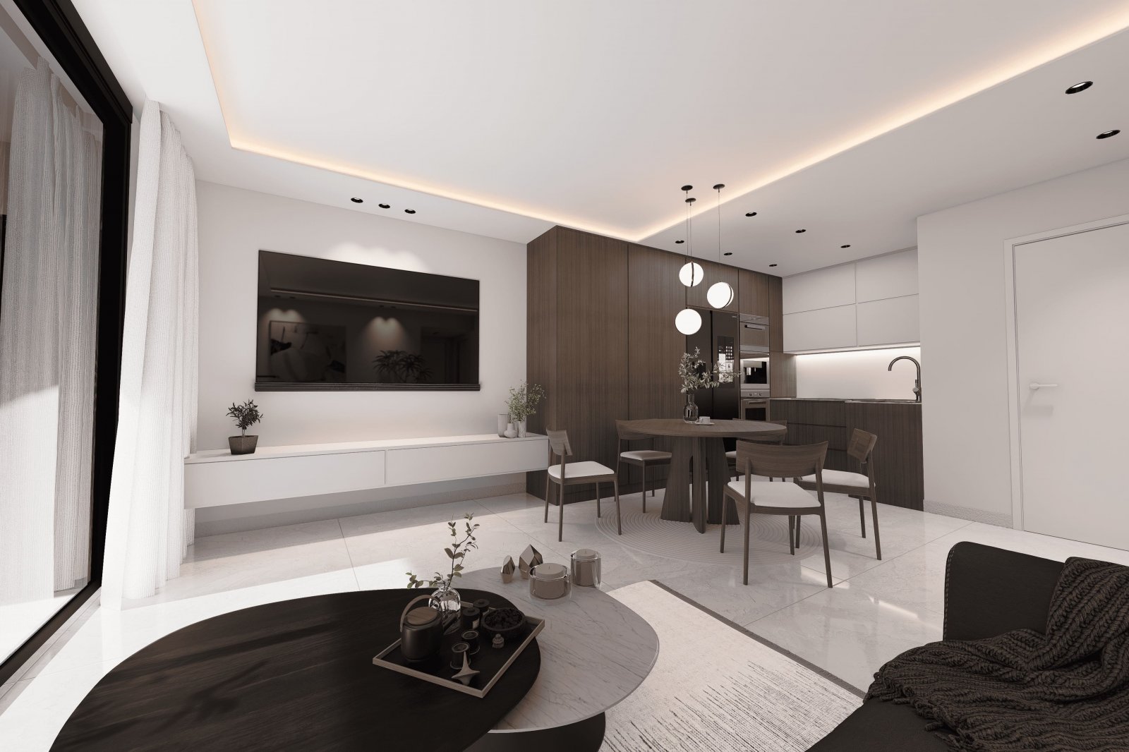 Модерни апартаменти с гледка към морето, на 700 м от плажа – Гуардамар дел Сегура
