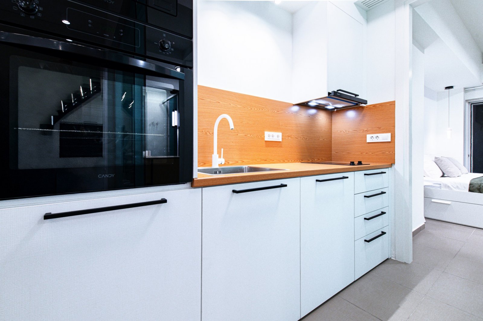 Ремонтиран мезонет с 2 спални и частна градина, 75 м², центъра на Ханя, Крит