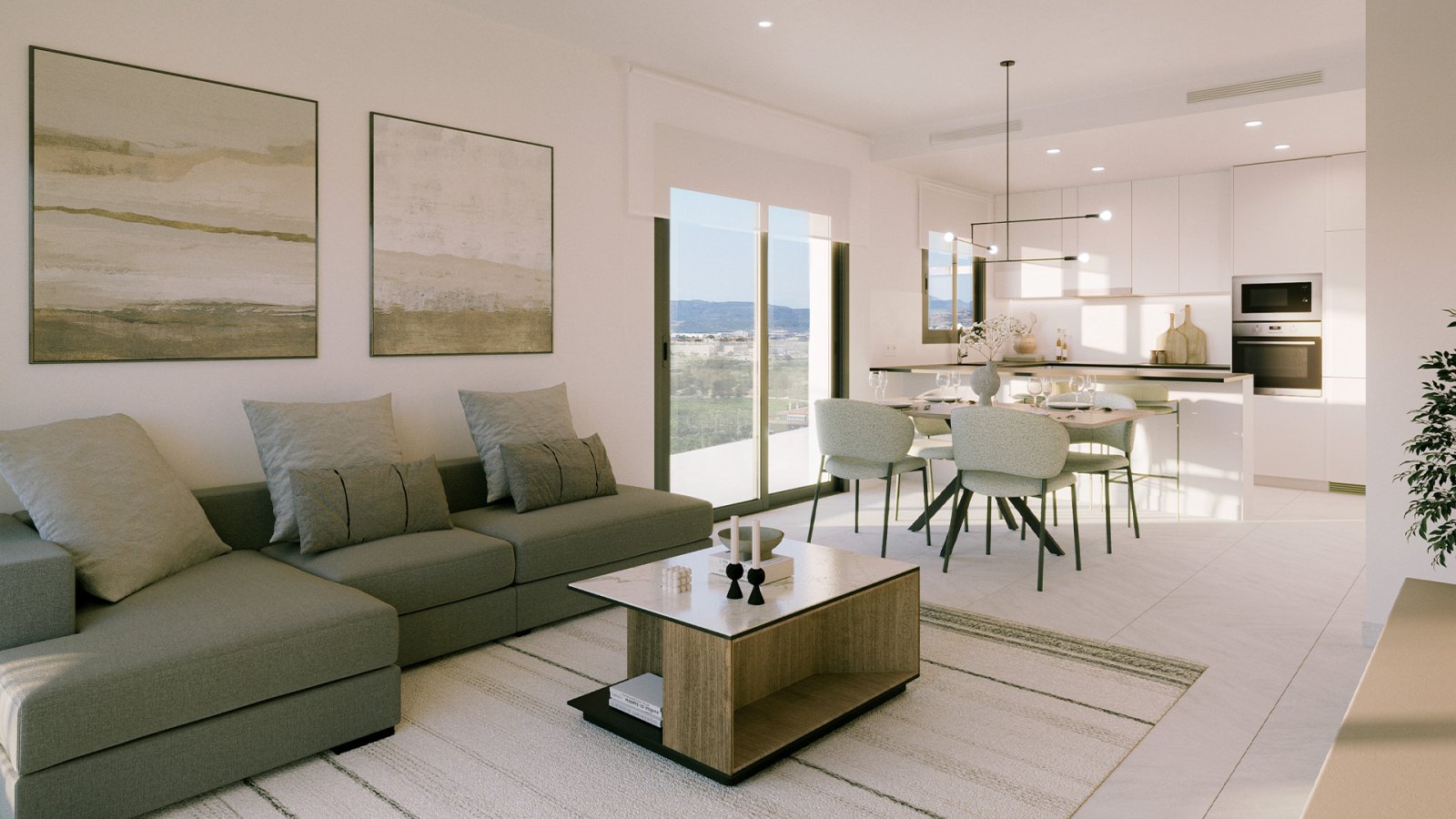 Großzügige Dreizimmerwohnung mit 41 m² Terrasse, Canet dEn Berenguer, Spanien