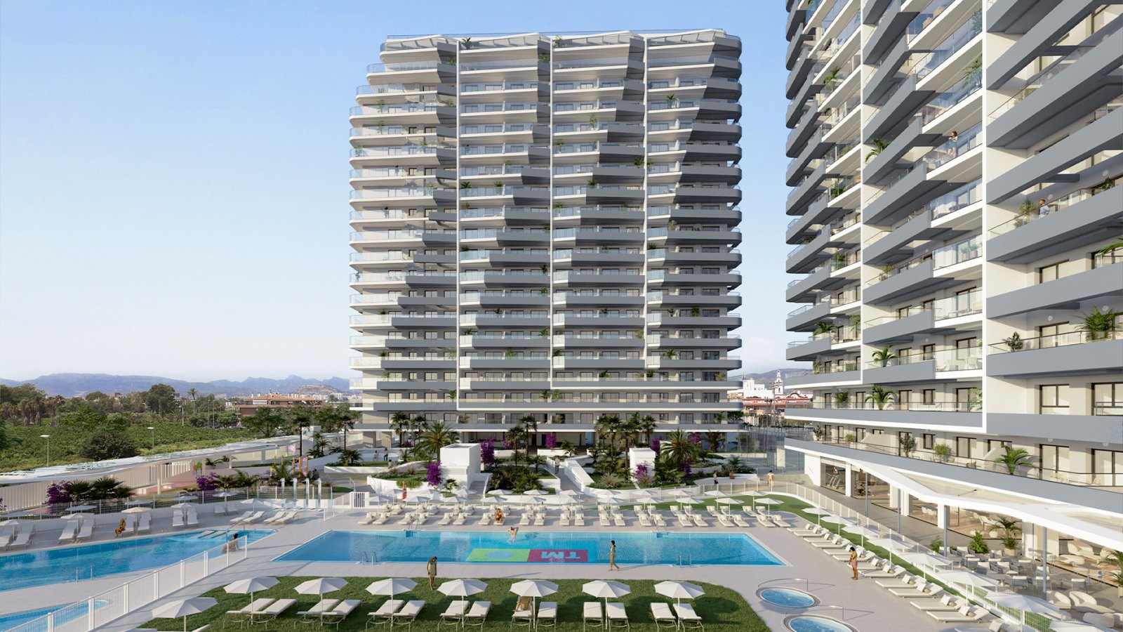Großzügige Wohnung im 17. Stock mit 36 m² großer Panoramaterrasse, Canet dEn Berenguer, Spanien
