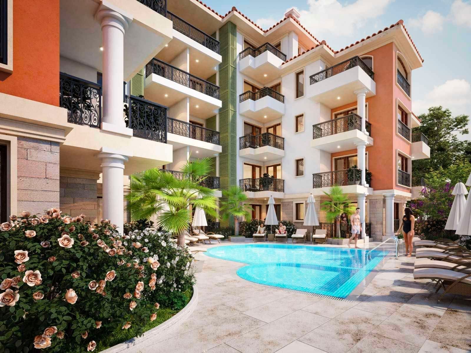 Neubau Villa Matera 2 Zimmer Wohnung mit Meerblick Ravda Bulgarien