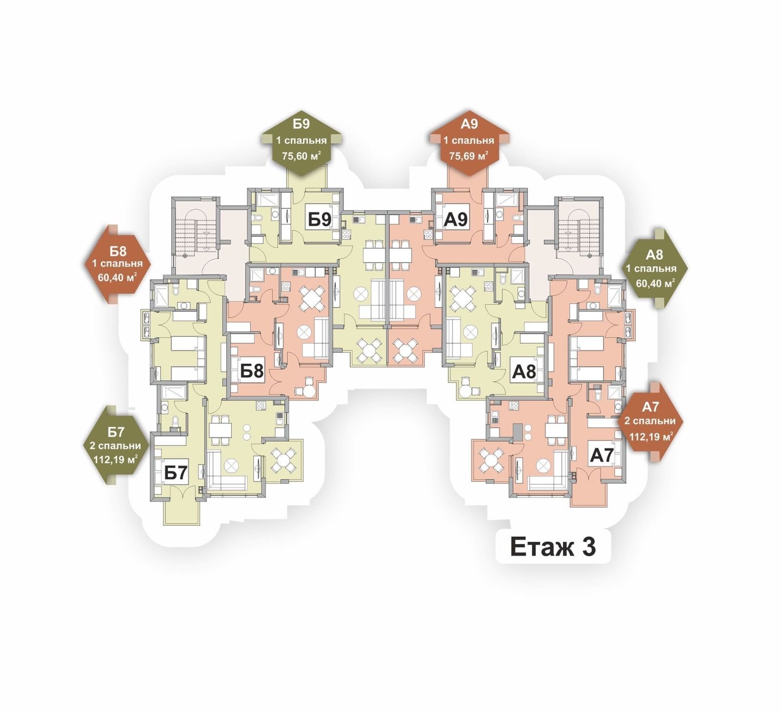 Neubau Villa Matera 2 Zimmer Wohnung mit Meerblick Ravda Bulgarien