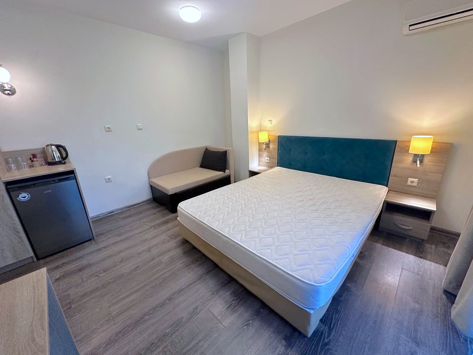 Стилно студио от 34 м² в Tarsis Nova, Слънчев бряг, България с собствен двор и тревна площ